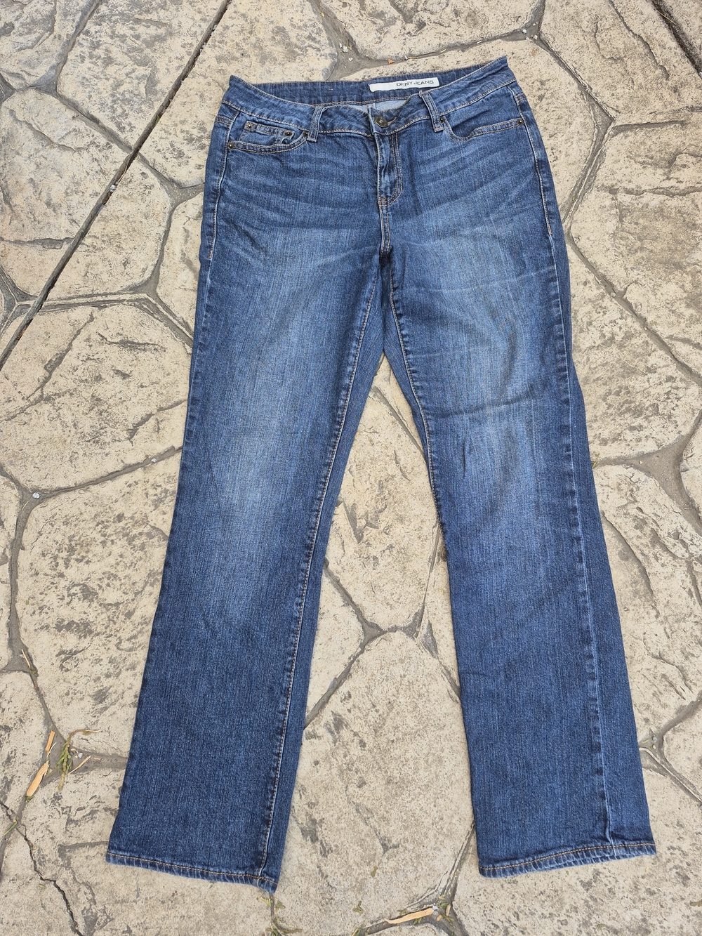 Vintage DKNY Jeans Womens Size 8/30 Blue Mid Rise Straight Leg Classic Cotton
